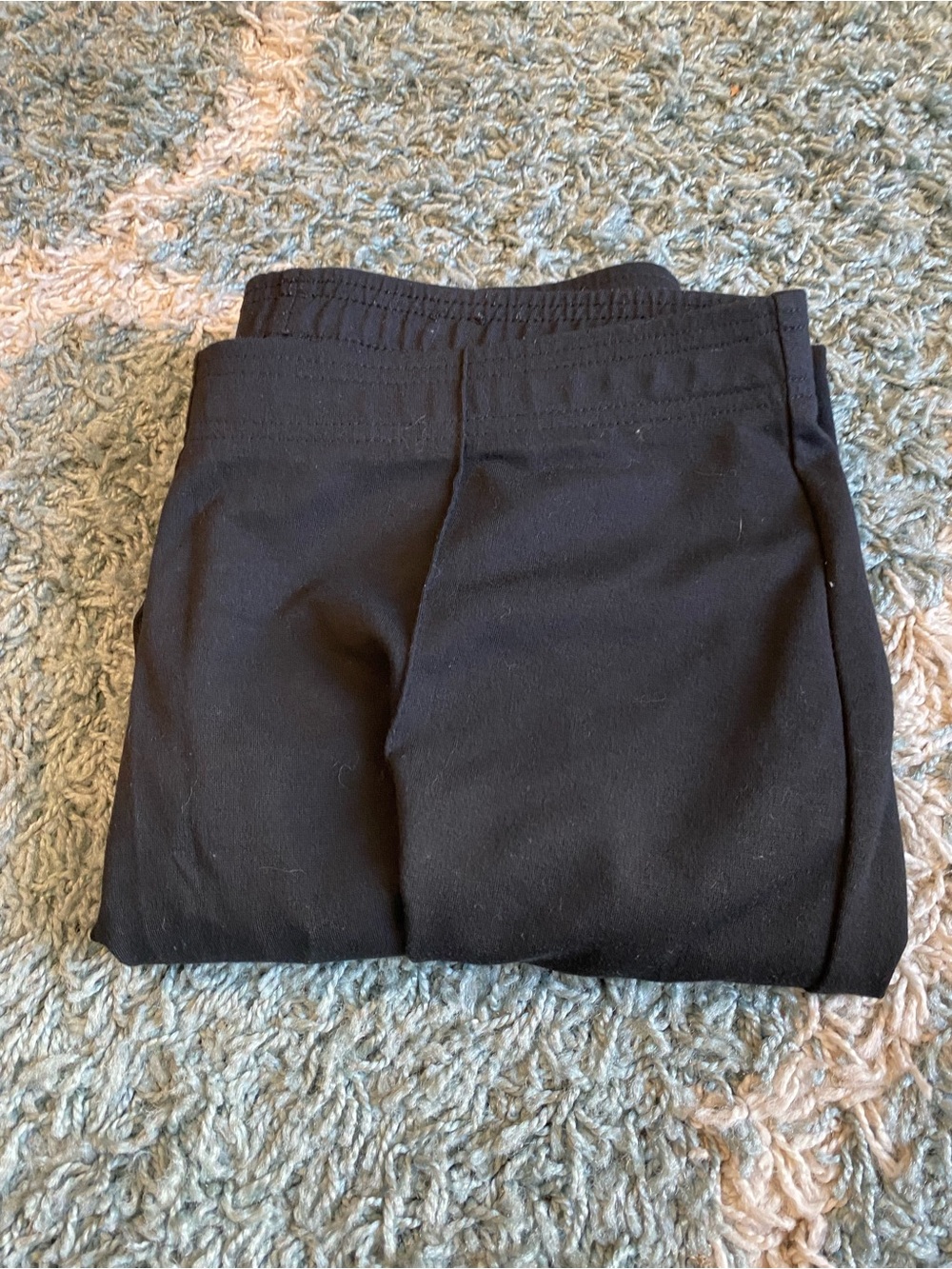 croft & barrow Black Jogger Sweatpants with Tapered Hem